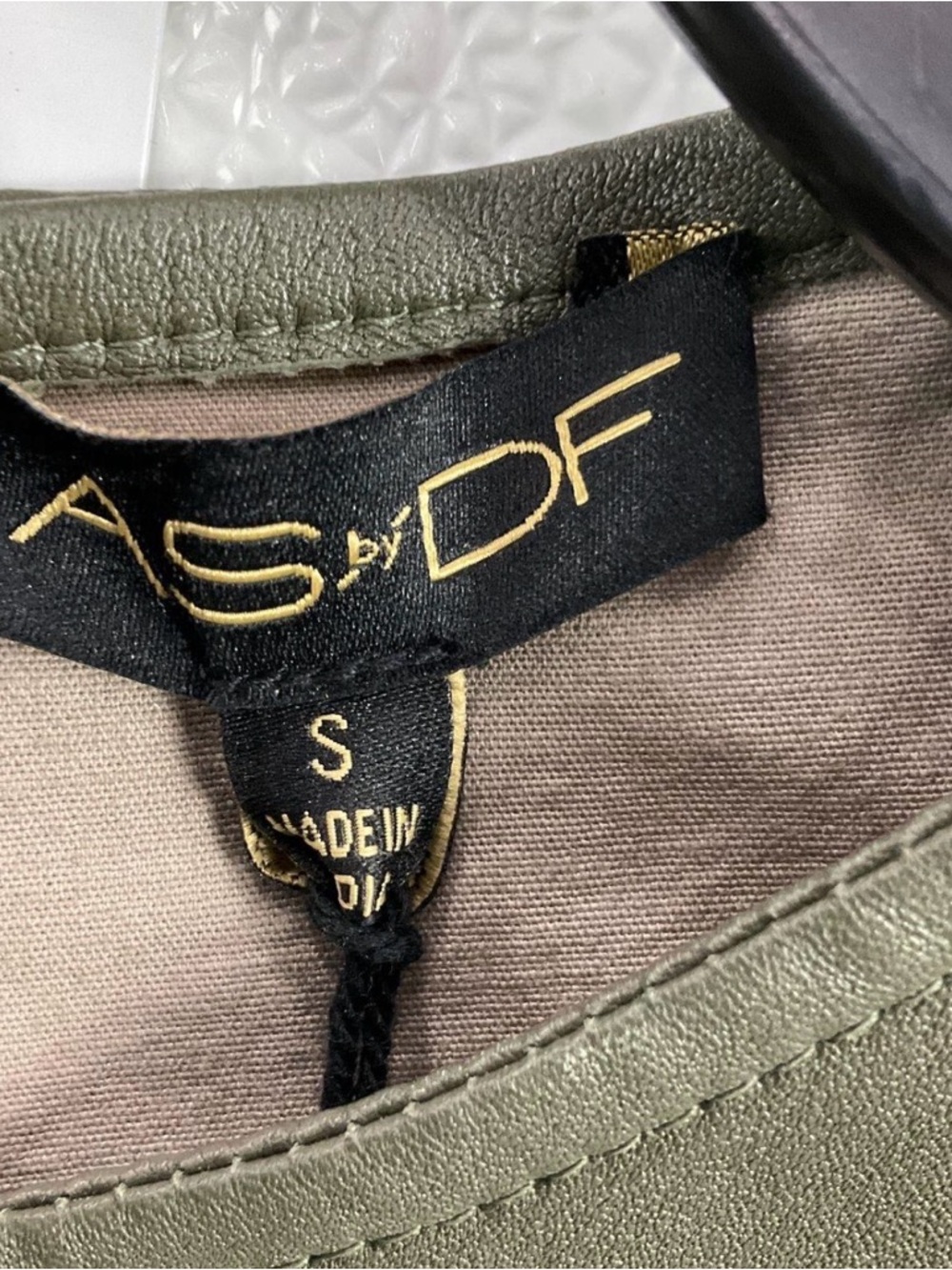 AS by DF $495 NWT
Brando Stretch Leather Tee - Picture 6 of 10